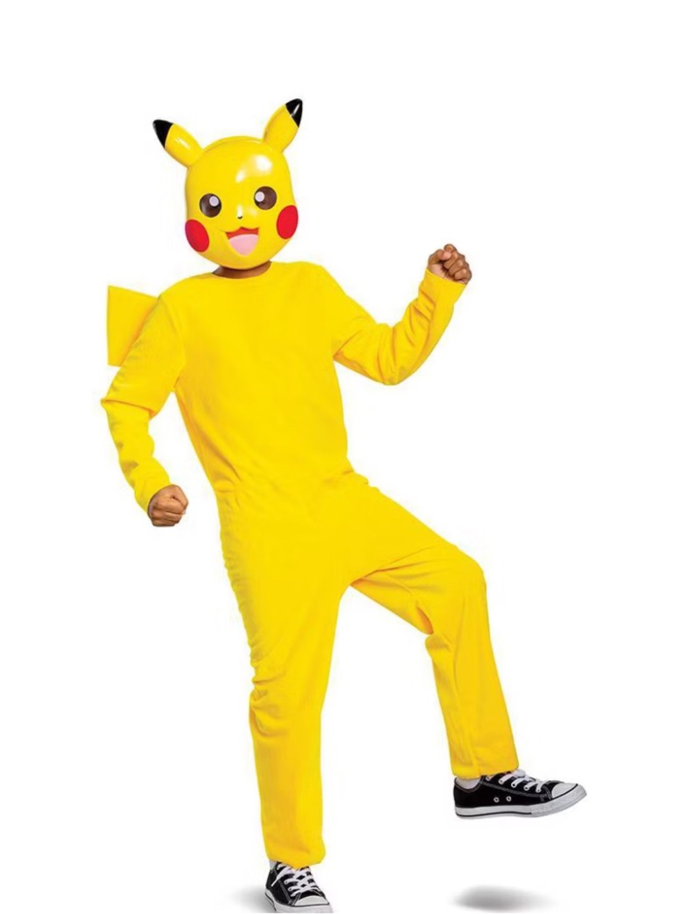 Pokemon pikachu costume with mask kids size L 10/12